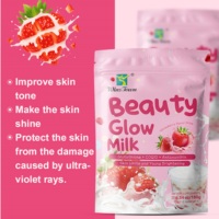 Lait Éclat Beauté au Collagène Marin Hydrolysé, Glutathion, CoQ10, Astaxanthine, Resvératrol de Cerise, Extrait de Mûre et Fraise