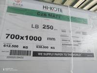Papier d'art spécialisé Hi-Kote/APP double face couché mat/brillant 300 g/m² 350 g/m² 65x92 cm 65x100 cm 70x100 cm pour impression offset résistant à l'humidité
