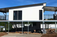 Villa préfabriquée en structure légère en acier, nouvelle conception personnalisée, maison préfabriquée en structure légère en acier, villa en métal