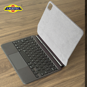 เคสคีย์บอร์ด Laudtec Magic พร้อมแทร็คแพดแบบถอดได้ พอร์ต Type C สำหรับ iPad 10th Pro 11 Air 13 สีเทา Pbk3 - Product Image 2