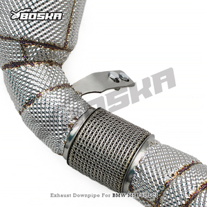 Tuyau d'échappement de tuning pour BMW M5/M6 F90 LCI 4.4TT 2018-2024 Boska Racing <span class=keywords><strong>Sport</strong></span> Header avec catalyseurs 100/<span class=keywords><strong>200</strong></span>/300 <span class=keywords><strong>cellules</strong></span> - Product Image 4