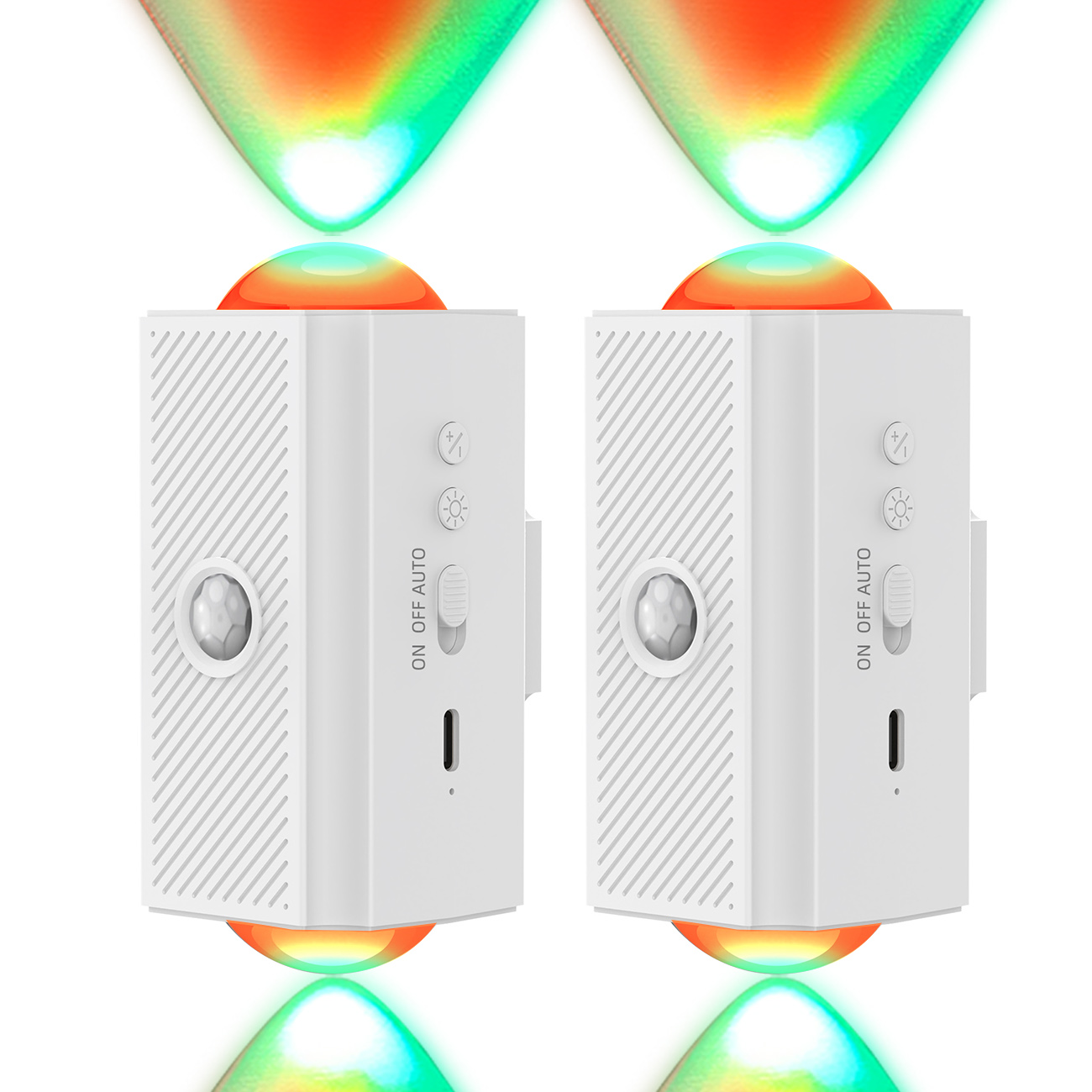 Перезаряжаемый Магнитный RGB ночник Smart Dimmerble Auto On/Off ABS портативные светодиодные сенсорные лампы для домашнего декора оптом