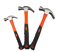 Marteau multifonctionnel portable en acier forgé - Marteau à griffes de qualité industrielle et DIY avec manche en fibre de verre, personnalisable OEM
