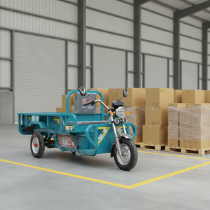 Alta Qualidade Aço Descarga Automática de Três Rodas Triciclo Elétrico Carga Motocicleta Open Body EEC Certificado 400kg + Payload - Product Image 1