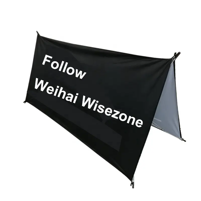 Weihai Wzrods pancartas de bandera personalizadas con logotipo y soporte Sideline banner stand a frame banner para promoción publicitaria