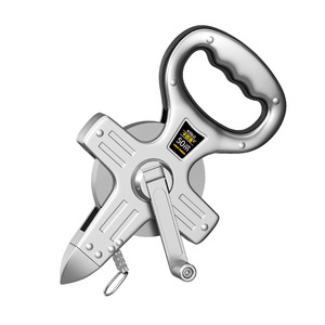 Tape Measure 50 Ft Stainless Steel Manual Retractable Metric Measuring Tape For Construction And Outdoor Use - Product Image 1