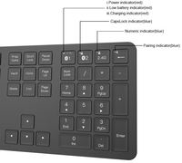 Clavier d'ordinateur Bluetooth magique OEM Slim Best Multi Device 108 touches standard pour iMac Mac Windows Apple