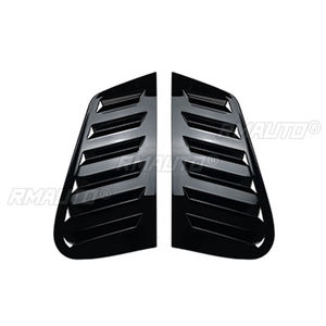 Cubierta Decorativa para Ventana Trasera de Coche, Aspecto Negro Brillante/Carbono, para Volkswagen Polo 9N 2001-2009 - Product Image 2