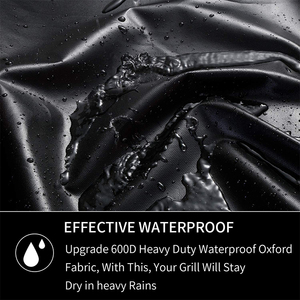 Housse <span class=keywords><strong>de</strong></span> <span class=keywords><strong>barbecue</strong></span> universelle en tissu Oxford 600D résistant à l'eau, fabriquée sur mesure par notre usine, résistante à la chaleur et aux UV - Product Image 4