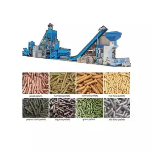 Agriculture forest wastes recycle Energy Saving less carbon emission Wood Pellet and Biomass Fuel Making Machine