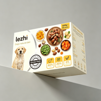 Scatola di Cartone Economica per Alimenti per Animali Domestici con Striscia a Strappo, Stampa Personalizzata del Logo, Scatola in Cartone per Cibo per Cani
