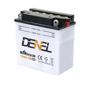 Available Motorcycle Parts And Accessories DENEL bateria motocicleta 12v9ah battery lead acid 200cc 12N9-4B motorcycle battery