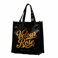 Sac fourre-tout personnalisé en non-tissé, réutilisable, écologique, pour courses, avec logo, laminé, durable, promotionnel, pour emballage cadeau, à bandoulière