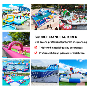 Parc aquatique <span class=keywords><strong>gonflable</strong></span> en PVC, aire de jeux pour enfants d'été, activités de jeux aquatiques, château <span class=keywords><strong>gonflable</strong></span>, toboggan aquatique, grande piscine extérieure - Product Image 3