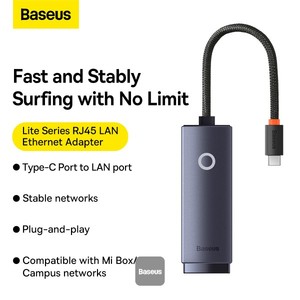 Adaptador de Tipo <span class=keywords><strong>C</strong></span> a RJ45 en Oferta, Adaptador de Red LAN Gigabit <span class=keywords><strong>USB</strong></span> <span class=keywords><strong>C</strong></span> a Aleación de Aluminio - Product Image 6