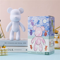 Ensemble de peinture créative pour enfants, fait main, DIY, peinture acrylique, 44 couleurs, ensemble fluide Violent Bear