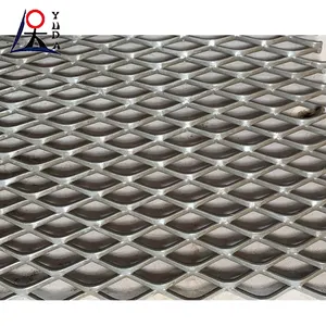 Heavy duty expandido chapa metálica grade chão expandido metal peso puxado placa wire mesh