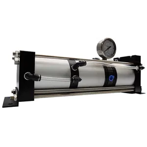 Pneumatic Pressure Pump USUN Model:AB03 12- 24 Bar Pneumatic Air Pressure Intensifier Pump For Plastic Molding Injection