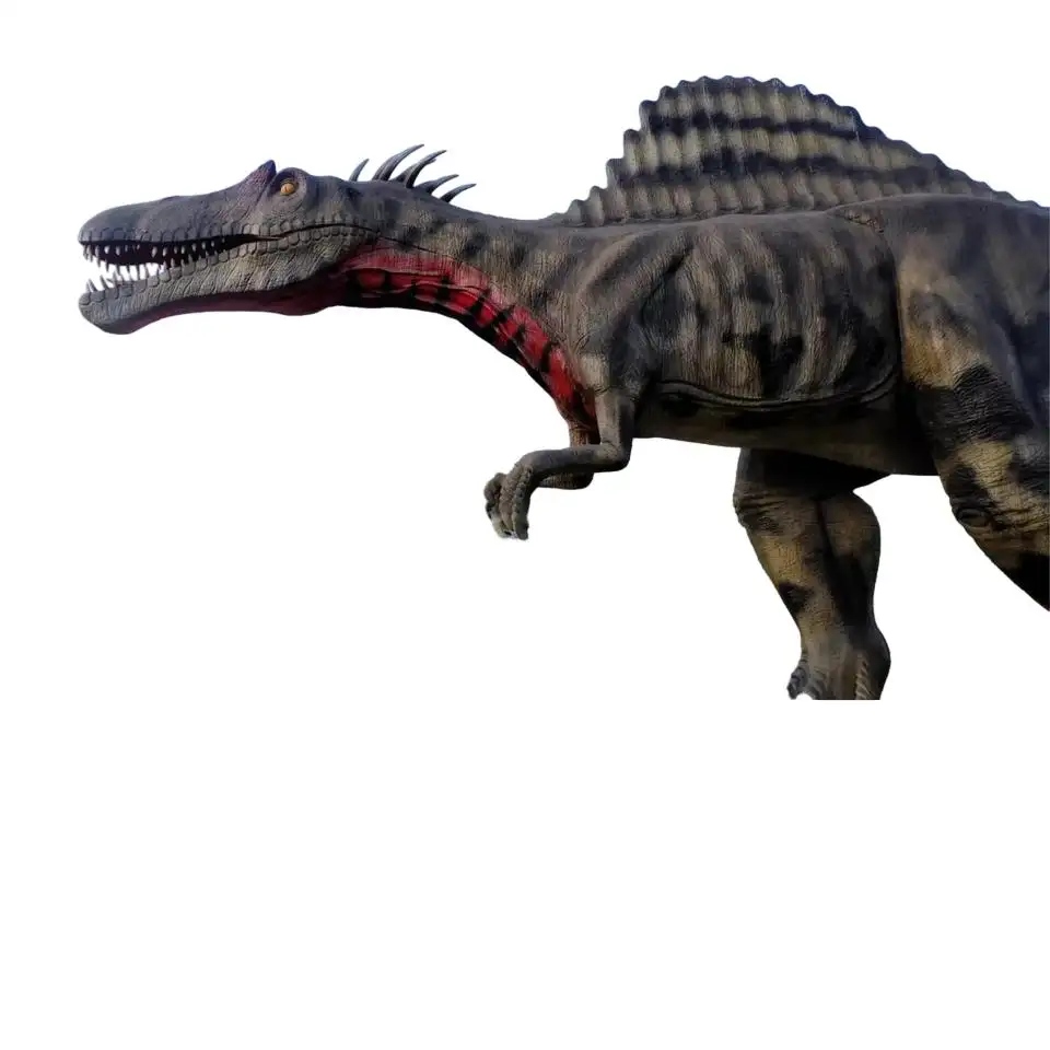 Spinosaurus Beli taman hiburan jurassic ukuran hidup dinosaurus raksasa realistis animatronics untuk dijual
