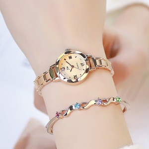 Reloj de Cadena de Metal <span class=keywords><strong>Serie</strong></span> Bosque Artístico, Elegante Reloj de Cadena para Mujer con Cuello Blanco, Reloj Casual Simple para Chicas de Secundaria - Product Image 5