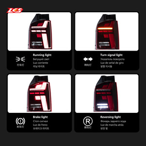 Luci Auto LKS per VW Multivan <span class=keywords><strong>T5</strong></span>, Fanale Posteriore a LED 2010-2015, Luce Posteriore DRL, Segnale di Stop e Freno, Accessori Automobilistici - Product Image 3