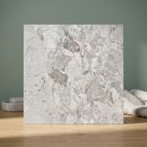 Breccia Grey 600x600mm Glossy Porcelain Floor Tiles Granite Look Ceramic Flooring 24x24 - Product Image 2