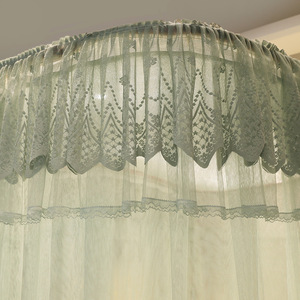 Hot Bán Sang Trọng Công Chúa Phong Cách Ren Tán Lưới Muỗi Lưới Vua Nữ Hoàng Kích Thước Nhà Ngoài Trời Trong Nhà Mùa Hè - Product Image 5