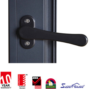 Superhouse sistema comercial vidrio aluminio bi-plegable/bifold/acordeón/<span class=keywords><strong>ventana</strong></span> plegable con NOA NFRC AS2047 - Product Image 4