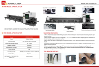 Machine de découpe laser à fibre CNC de haute précision et haute vitesse HN-6012SN avec mandrin de grand diamètre 120 mm, 1500 W, 12000 W, Raycus