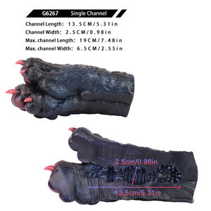 GEEBA <span class=keywords><strong>Fantasy</strong></span> Wolf's Claw Masturbatore Maschile a Canale Singolo, Stimolatore Penieno per Uomini, Vagina Realistica, Giocattoli Sessuali Fetish, Pocket Pussy - Product Image 2