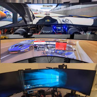 Eliminador de Bordes para Tres Monitores, Empalmador Óptico Sin Costuras, Kit Universal para Simulador de Carreras, Accesorios para Juegos