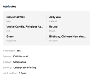 Non-Toxic Transparent Block <b>Gel</b> Jelly Wax for Handmade Scented <b>Candle</b> Making DIY Easter Christmas - Product Image 6