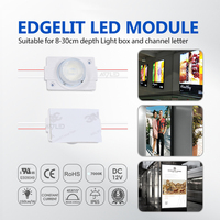 Module LED d'injection haute puissance 1.5W 12V DC 45x15 ° pour la publicité Lightbox IP65 Edge Lighting LED Module Light