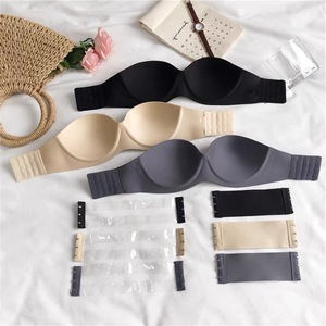 Soutien-gorge invisible sans armatures Bandeau sans couture pour femme, bonnets <span class=keywords><strong>E</strong></span>, soutien-gorge push up sans bretelles grande <span class=keywords><strong>taille</strong></span> pour femme - Product Image 6