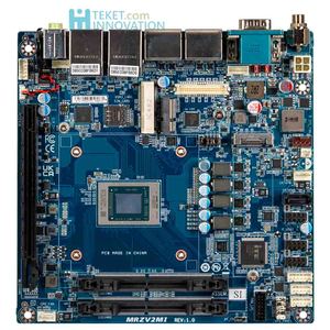 MITX-2748A มินิ-ITX เมนบอร์ดแบบฝังตัว AMD Ryzen V2748 <span class=keywords><strong>TDP</strong></span> <span class=keywords><strong>45W</strong></span> FP6 BGA Realtek RTL8118-CG TPM HEADER สำหรับ gigaipc - Product Image 1