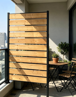 Panneau de clôture d'écran de confidentialité extérieur Concord Cedar 5 pieds de haut X 3.3 pieds de large Enclo non creusant pour la décoration de cour cachant l'air