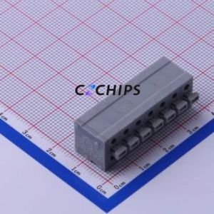 KF211V-5.0-7P Spring Terminal Block Through hole Component (THT),P=5mm Connector 5mm 7P 7 15A - Product Image 1
