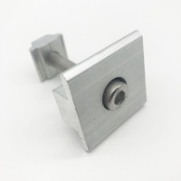 Système de fixation de panneaux solaires en aluminium pour toiture en tuiles, pince réglable haute résistance 30/35/40 mm