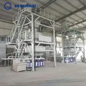 QIC Automatic 10-30T/h ceramic tile adhesive dry mixed mortar mixer simple dry mortar mixer machine supplier