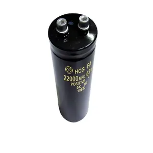 Hot selling 22000uF 63V Aluminum electrolytic capacitors Amplifier audio dedicated capacitor large capacity with high quality