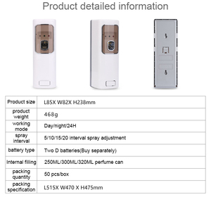 Diffuseur automatique <span class=keywords><strong>d</strong></span>'<span class=keywords><strong>air</strong></span> frais pour hôtel, vaporisateur <span class=keywords><strong>d</strong></span>'<span class=keywords><strong>air</strong></span> frais automatique avec batterie, diffuseur de parfum automatique - Product Image 2