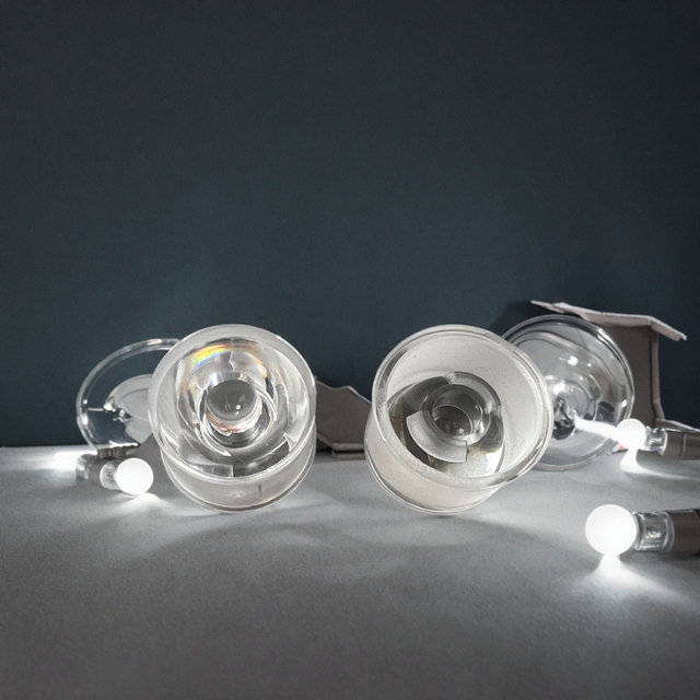 15 30 60 Degree Led Optical Lens 22mm Diameter Small Size Led Optical Lens Forfor Wall Washer Led Lighting Solutions Spot Light