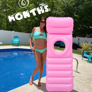 Gran oferta, cómodo colchón de agua inflable en forma de O <span class=keywords><strong>para</strong></span> mujeres <span class=keywords><strong>embarazadas</strong></span>, cama flotante de verano, diseño cóncavo-convexo - Product Image 1