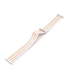 Custom 23mm White Nylon <b>Band</b> Luxury Fashion <b>Watch</b> Strap with Elastic & Breathable Features Includes Box Packaging - Product Image 4