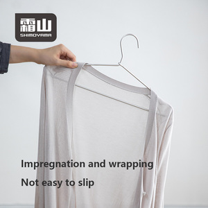 SHIMOYAMA Confezione da 5 Grucce Antiscivolo per Vestiti, Supporto per Abiti che Non Lascia Segni sulle Spalle, con Rivestimento in PVC - Product Image 5