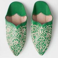 Chaussures babouches pour femmes en cuir véritable marocain, tendance paleo chic, nouveau design, légères pour l'intérieur et l'extérieur