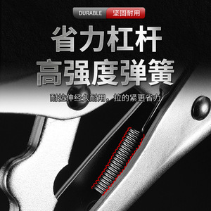 Niu Xiang U-Shaped Welding Clamps Carbon Steel Spring-Loaded Lever Heavy Duty For Welding Magnets - Product Image 2