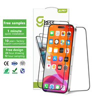Protection d'écran Premium HD 2.5D anti-rayures personnalisable, vente chaude en usine 2026 pour iPhone 14 15 Pro Max 16 13 Plus