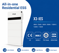 Système de stockage d'énergie résidentiel tout-en-un SolaX X3-IES 5kW 10kW 15kW Onduleur hybride triphasé LiFePO4 pour la maison