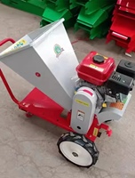 Broyeur Mobile de Branches d'Arbres Déchiqueteuse de Feuilles Machine à Broyer le Bois pour la Ferme